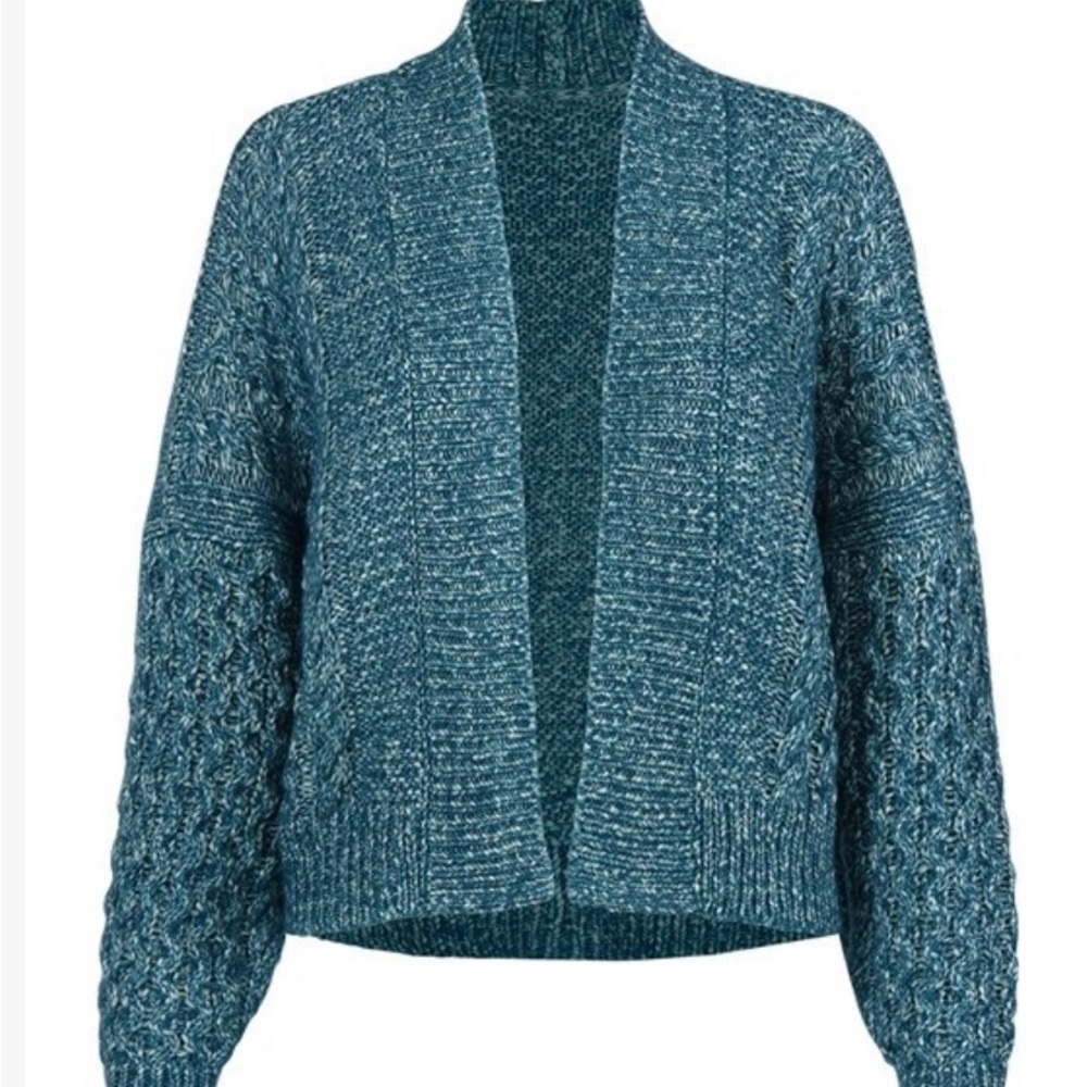 CAbi blue astral cardigan size L